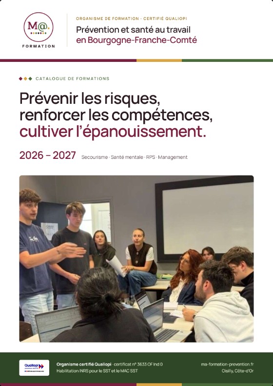 Couverture du catalogue MA.FORMATION 2026-2027